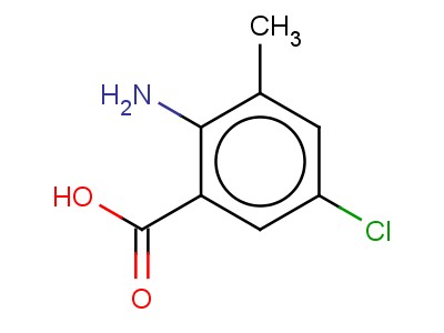 2-Amino-5-chloro-3-methylbenzoic acid