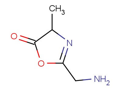 5(4H)-oxazolone,2-(aminomethyl)-4-methyl-