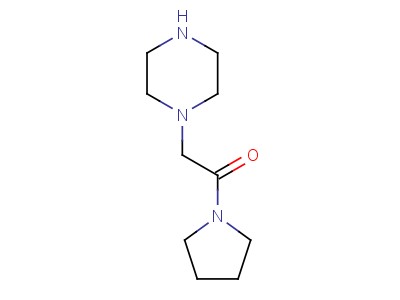 1-(Pyrrolidinocarbonylmethyl)piperazine