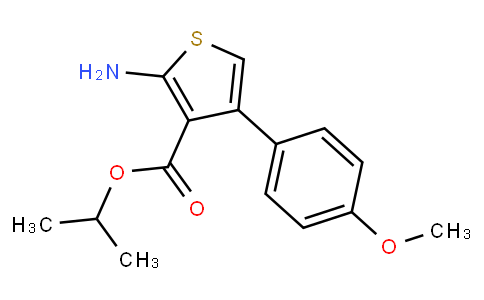 Isopropyl 2-amino-4-(4-methoxyphenyl)thiophene-3-carboxylate
