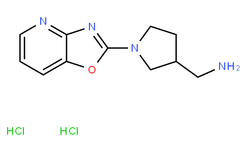(1-[1,3]Oxazolo[4,5-b]pyridin-2-ylpyrrolidin-3-yl)methylamine dihydrochloride