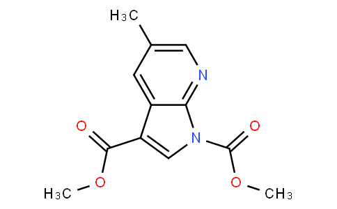 Dimethyl 5-methyl-1H-pyrrolo[2,3-b]pyridine-1,3-dicarboxylate