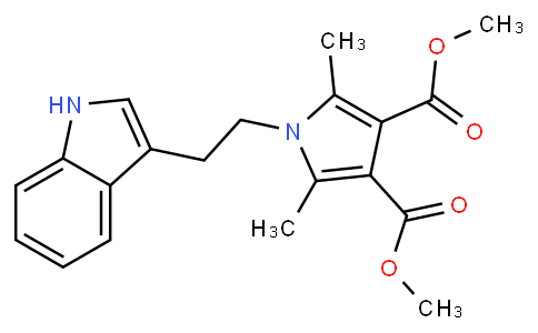 Dimethyl 1-[2-(1H-indol-3-yl)ethyl]-2,5-dimethyl-1H-pyrrole-3,4-dicarboxylate