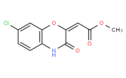 Methyl (2E)-(7-chloro-3-oxo-3,4-dihydro-2H-1,4-benzoxazin-2-ylidene)acetate
