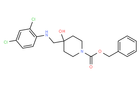 Benzyl 4-{[(2,4-dichlorophenyl)amino]methyl}-4-hydroxypiperidine-1-carboxylate