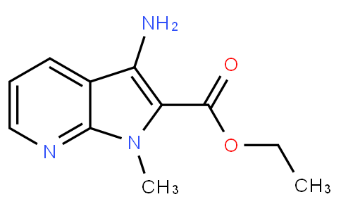Ethyl 3-amino-1-methyl-1H-pyrrolo-[2,3-b]pyridine-2-carboxylate