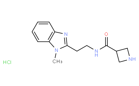 Azetidine-3-carboxylic acid [2-(1-methyl-1H-benzoimidazol-2-yl)-ethyl]-amide hydrochloride