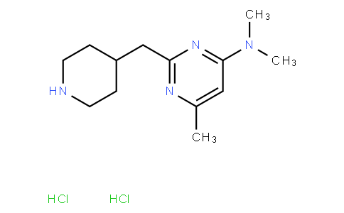 Dimethyl-(6-methyl-2-piperidin-4-ylmethyl-pyrimidin-4-yl)-amine dihydrochloride