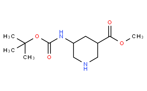 Methyl 5-(tert-butoxycarbonylamino)-piperidine-3-carboxylate