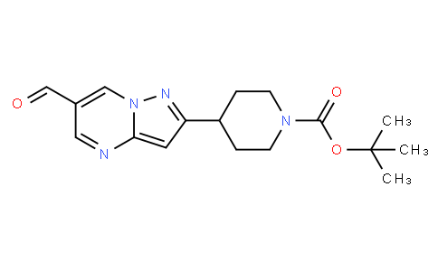 tert-Butyl 4-(6-formylpyrazolo[1,5-a]pyrimidin-2-yl)piperidine-1-carboxylate