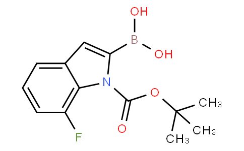 N-(Boc)-7-fluoroindole-2-boronic acid