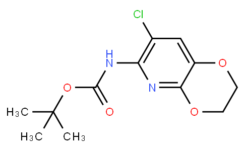 tert-Butyl (7-chloro-2,3-dihydro-[1,4]-dioxino[2,3-b]pyridin-6-yl)carbamate