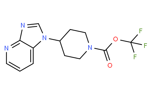 Trifluoromethyl 4-{1H-imidazo[4,5-b]pyridin-1-yl}piperidine-1-carboxylate