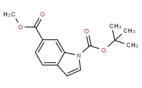 N-Boc-1H-indole-6-carboxylic acid methyl ester