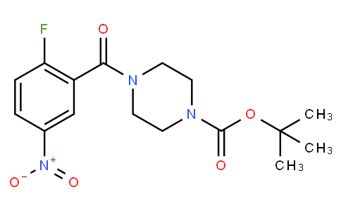 tert-Butyl 4-[(2-fluoro-5-nitrophenyl)-carbonyl]piperazine-1-carboxylate