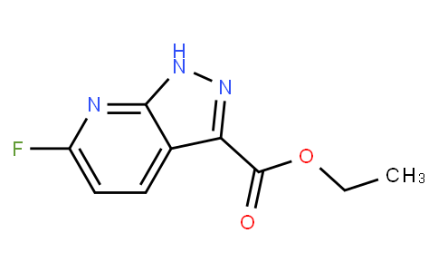 Ethyl 6-fluoro-1H-pyrazolo-[3,4-b]pyridine-3-carboxylate