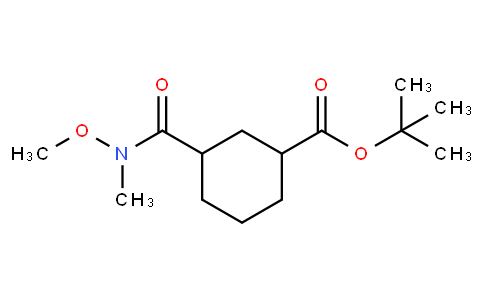 tert-Butyl 3-[methoxy(methyl)carbamoyl]-cyclohexane-1-carboxylate