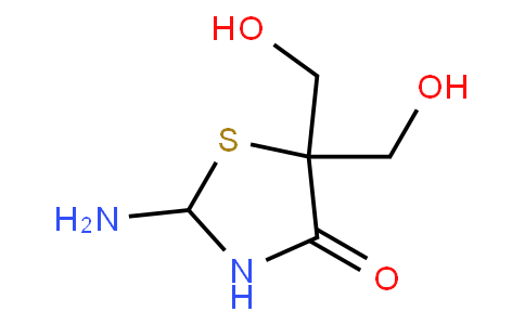 2-Amino-5,5-bis(hydroxymethyl)-1,3-thiazolidin-4-one