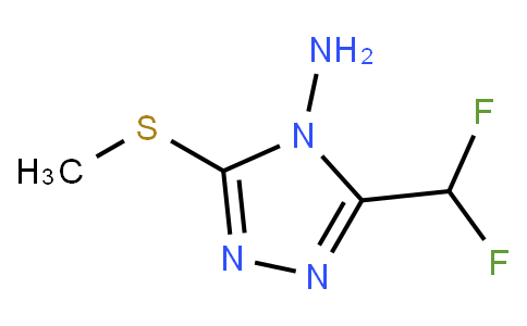 3-(Difluoromethyl)-5-(methylthio)-4H-1,2,4-triazol-4-amine