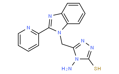 4-Amino-5-[(2-pyridin-2-yl-1H-benzimidazol-1-yl)methyl]-4H-1,2,4-triazole-3-thiol