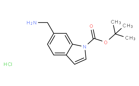 tert-Butyl 6-(aminomethyl)-1H-indole-1-carboxylate hydrochloride