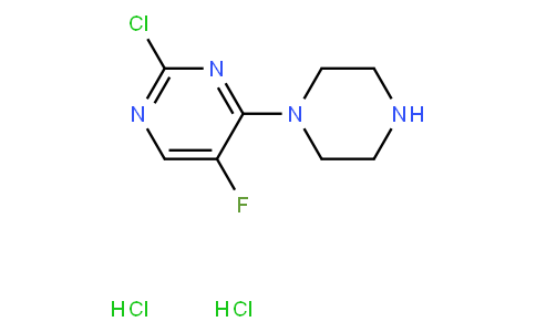 2-Chloro-5-fluoro-4-piperazin-1-ylpyrimidine dihydrochloride