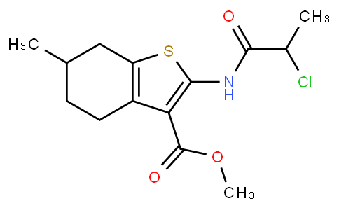 Methyl 2-[(2-chloropropanoyl)amino]-6-methyl-4,5,6,7-tetrahydro-1-benzothiophene-3-carboxylate