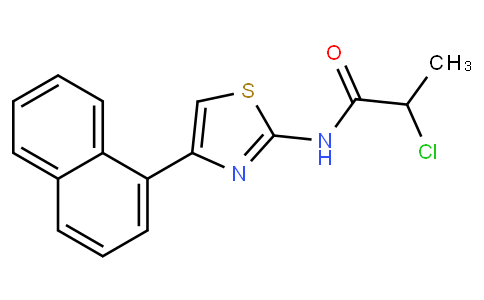 2-Chloro-N-[4-(1-naphthyl)-1,3-thiazol-2-yl]propanamide