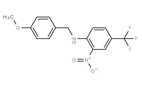N-(4-Methoxybenzyl)-2-nitro-4-(trifluoromethyl)aniline