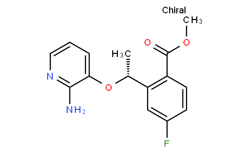 methyl 2-[(1R)-1-[(2-aminopyridin-3-yl)oxy]ethyl]-4-fluorobenzoate