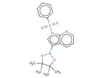 1-(Benzenesulfonyl)-1h-pyrrolo[2,3-b]pyridine-3-boronic acid pinacol ester