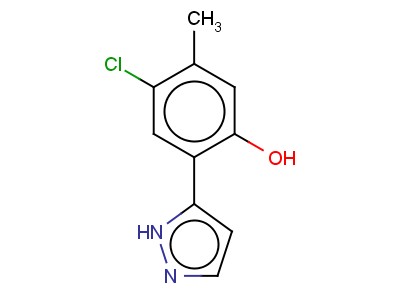 4-Chloro-5-methyl-2-(1h-pyrazol-5-yl)phenol
