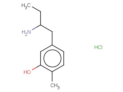 Alpha-ethyl-3-hydroxy-4-methylphenethylamine hydrochloride