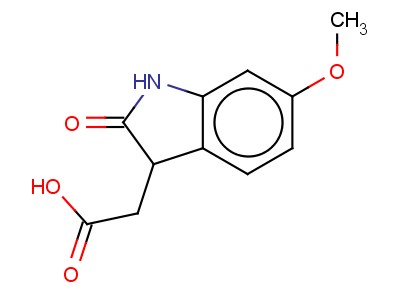 (6-Methoxy-2-oxo-2,3-dihydro-1h-indol-3-yl)-acetic acid