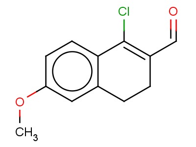 1-Chloro-6-methoxy-3,4-dihydro-naphthalene-2-carbaldehyde