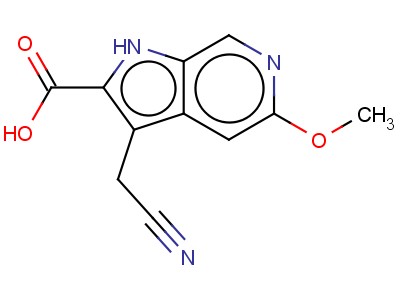 3-(Cyanomethyl)-5-methoxy-1h-pyrrolo[2,3-c]pyridine-2-carboxylic acid
