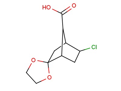 Exo-2-chloro-5,5-ethylenedioxy-bicyclo[2.2.1]heptane-syn-7-carboxylic acid