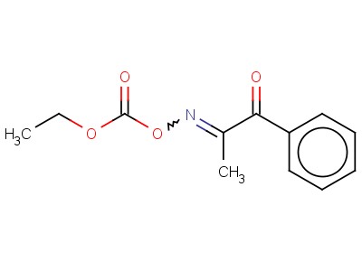 1-Phenyl-1,2-propanedione-2-(o-ethoxycarboxy)oxime