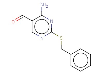 4-Amino-2-benzylsulfanyl-pyrimidine-5-carbaldehyde