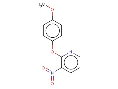 2-(4-Methoxyphenoxy)-3-nitropyridine