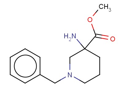 3-Amino-1-benzyl-piperidine-3-carboxylic acid methyl ester