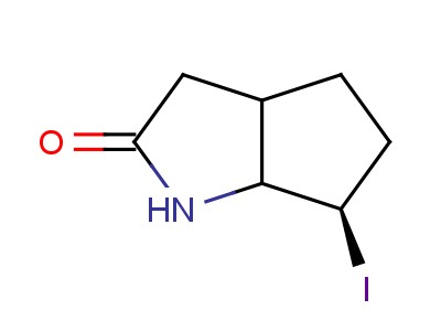 8-Exo-iodo-2-azabicyclo[3.3.0]octan-3-one