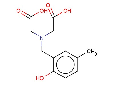 [carboxymethyl-(2-hydroxy-5-methyl-benzyl)amino]acetic acid