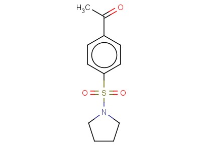 1-[4-(pyrrolidin-1-ylsulfonyl)phenyl]ethanone
