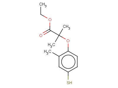 Ethyl 2-(4-mercapto-2-methylphenoxy)-2-methylpropanoate