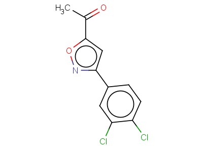 1-[3-(3,4-dichlorophenyl)isoxazol-5-yl]ethan-1-one
