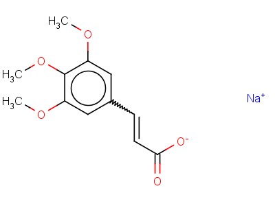 3,4,5-Trimethoxycinnamic acid sodium salt