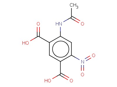 4-(Acetylamino)-6-nitro-1,3-benzenedicarboxylic acid