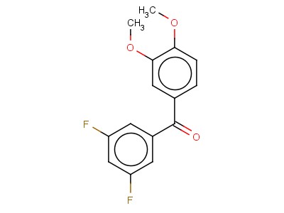 3,5-Difluoro-3',4'-dimethoxybenzophenone