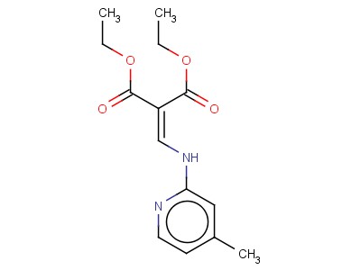 ((4-Methyl-2-pyridylamino)methylidene)malonic acid diethyl ester